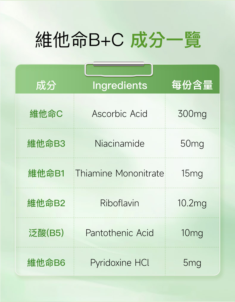 美樂補康維他命B雜加C 100粒